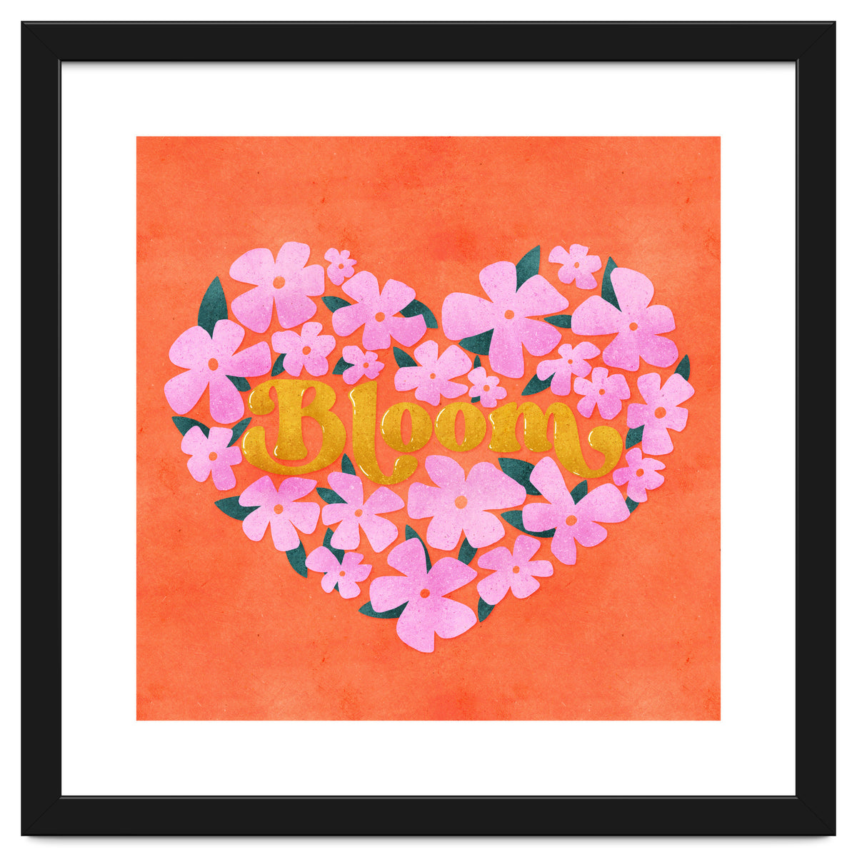 Bloom Floral Heart