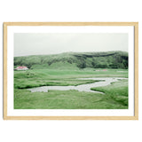 Pond and house in the middle of nowhere - Iceland thumbnail
