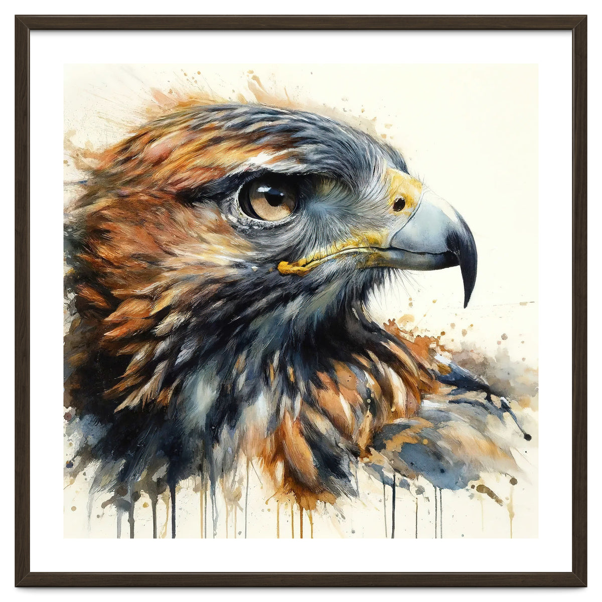 Eagle Gaze Across The Horizon