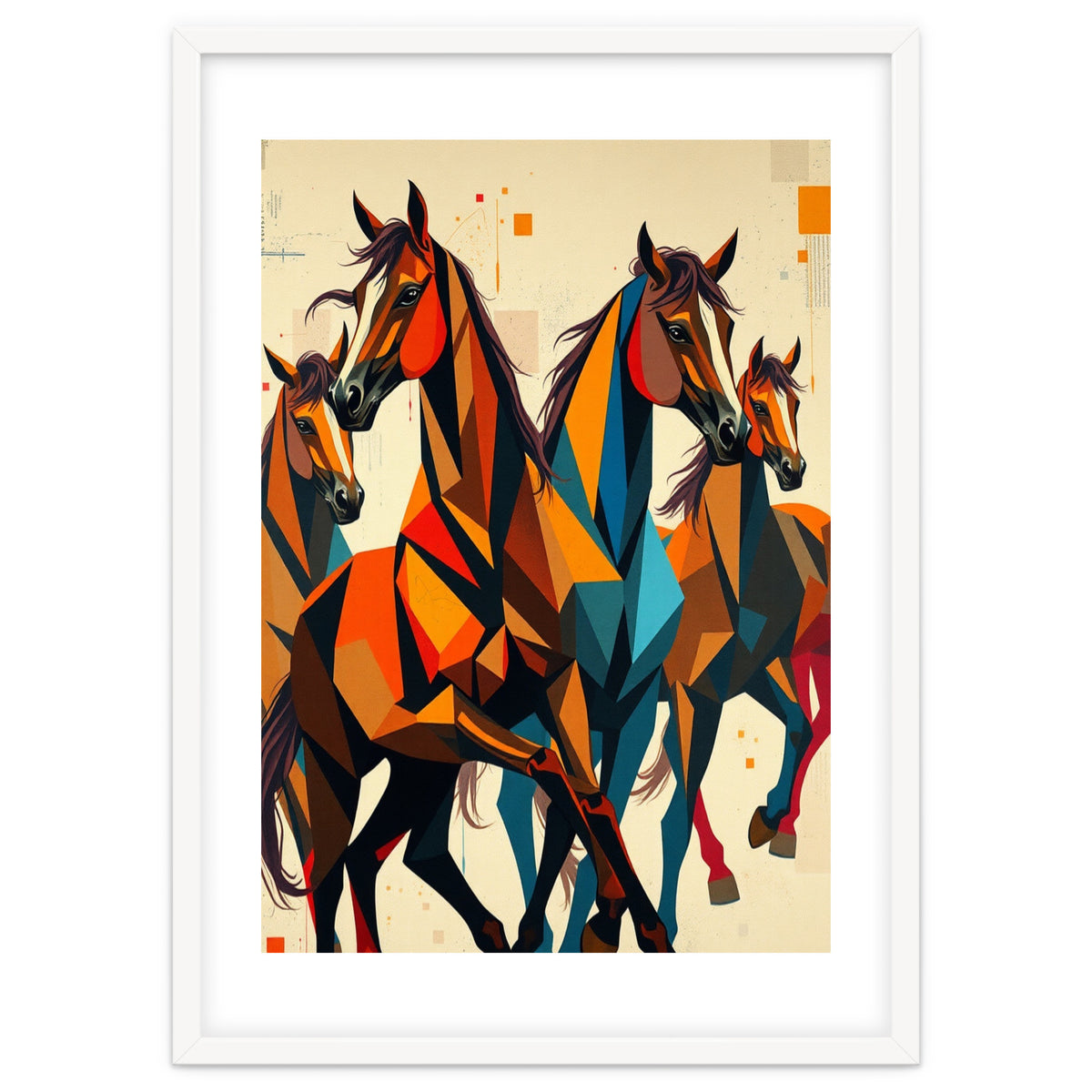 Abstract Horse Modern