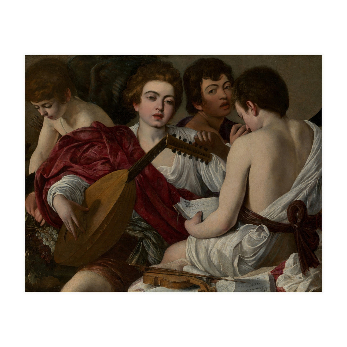 Caravaggio – The Musicians (c.1595) (Print Only)