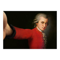 Wolfgang Amadeus Mozart - Selfie (Print Only)