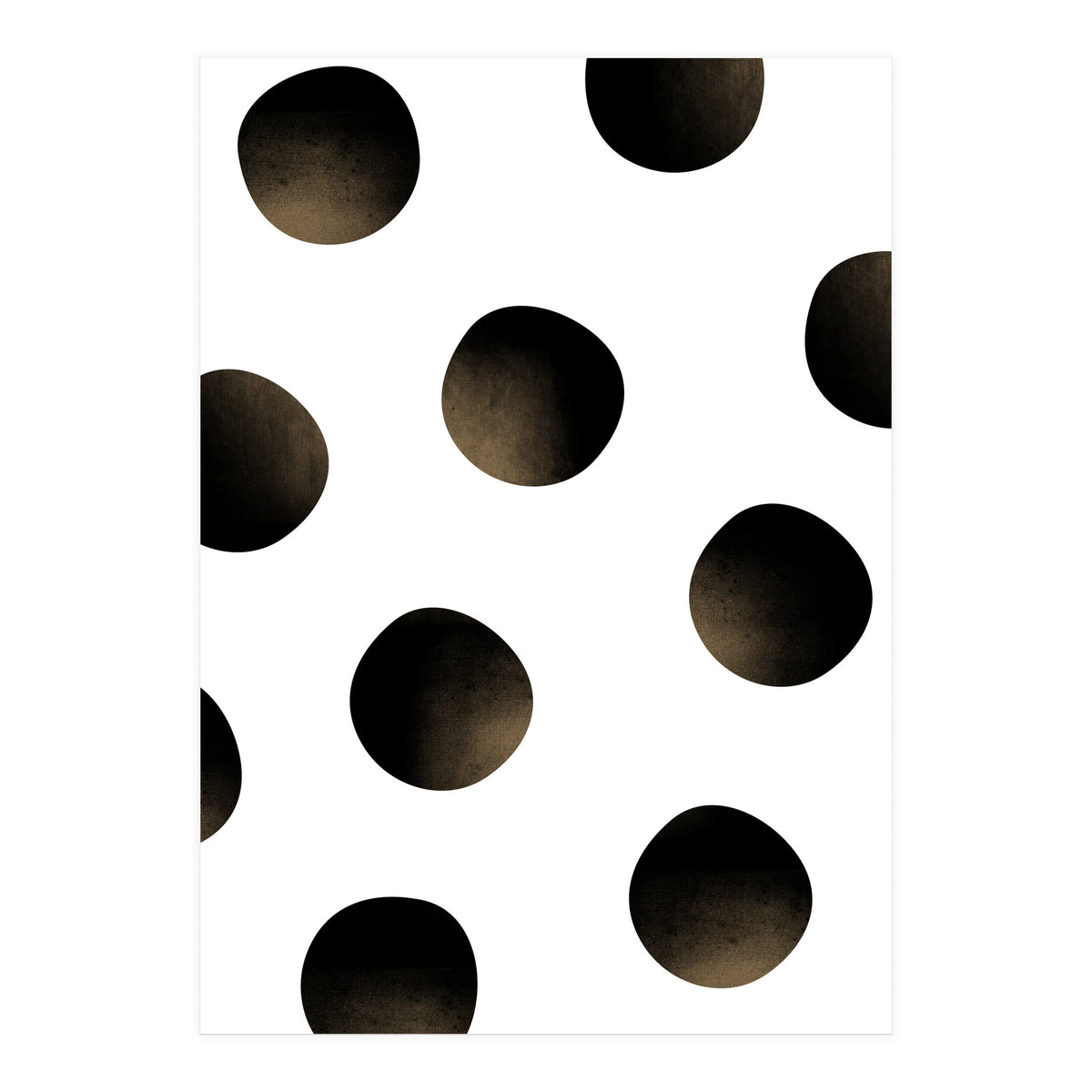 Dusted Black Polka (Print Only)