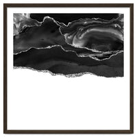 Black & Silver Agate Texture 05