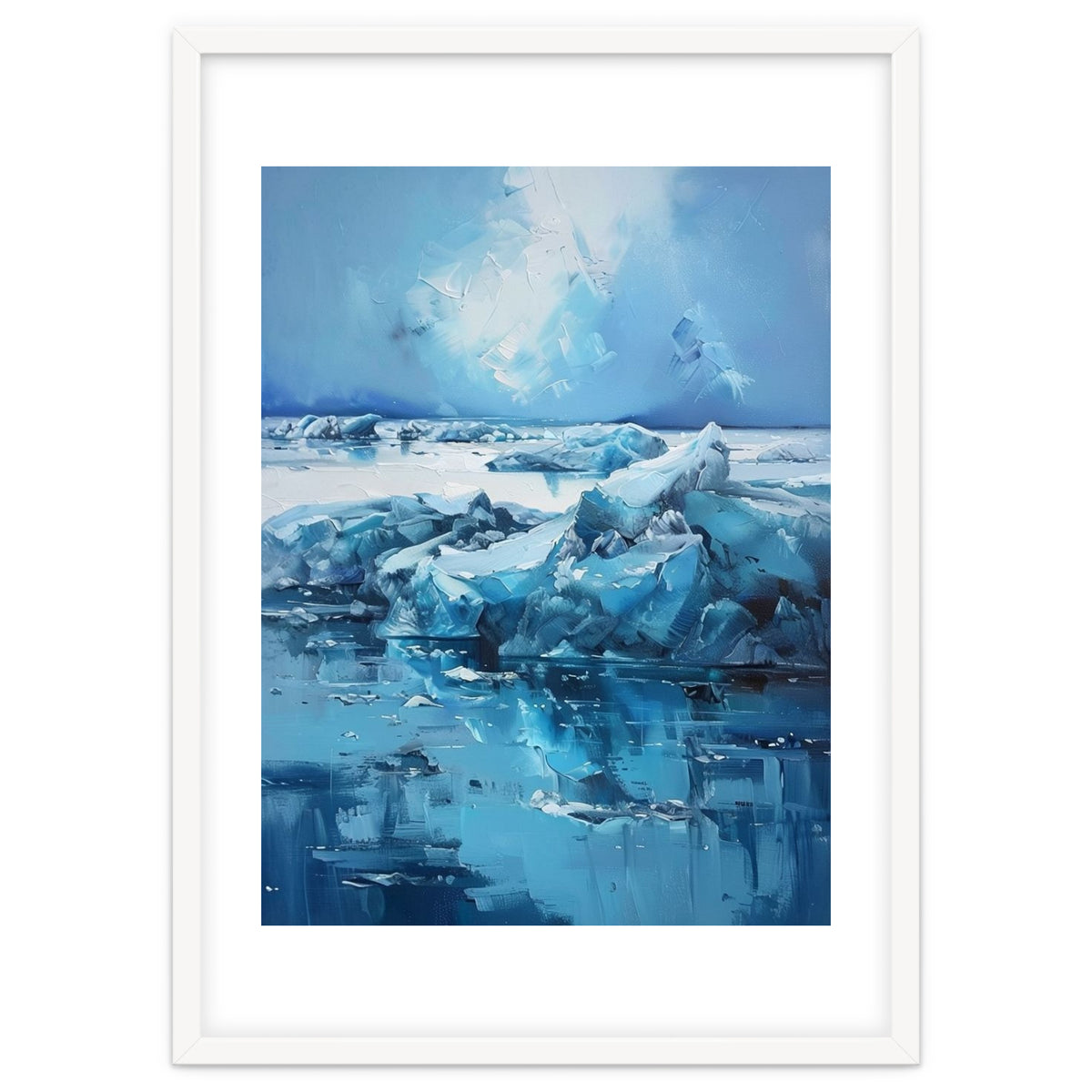 The Silent Fracture of Cerulean Giants