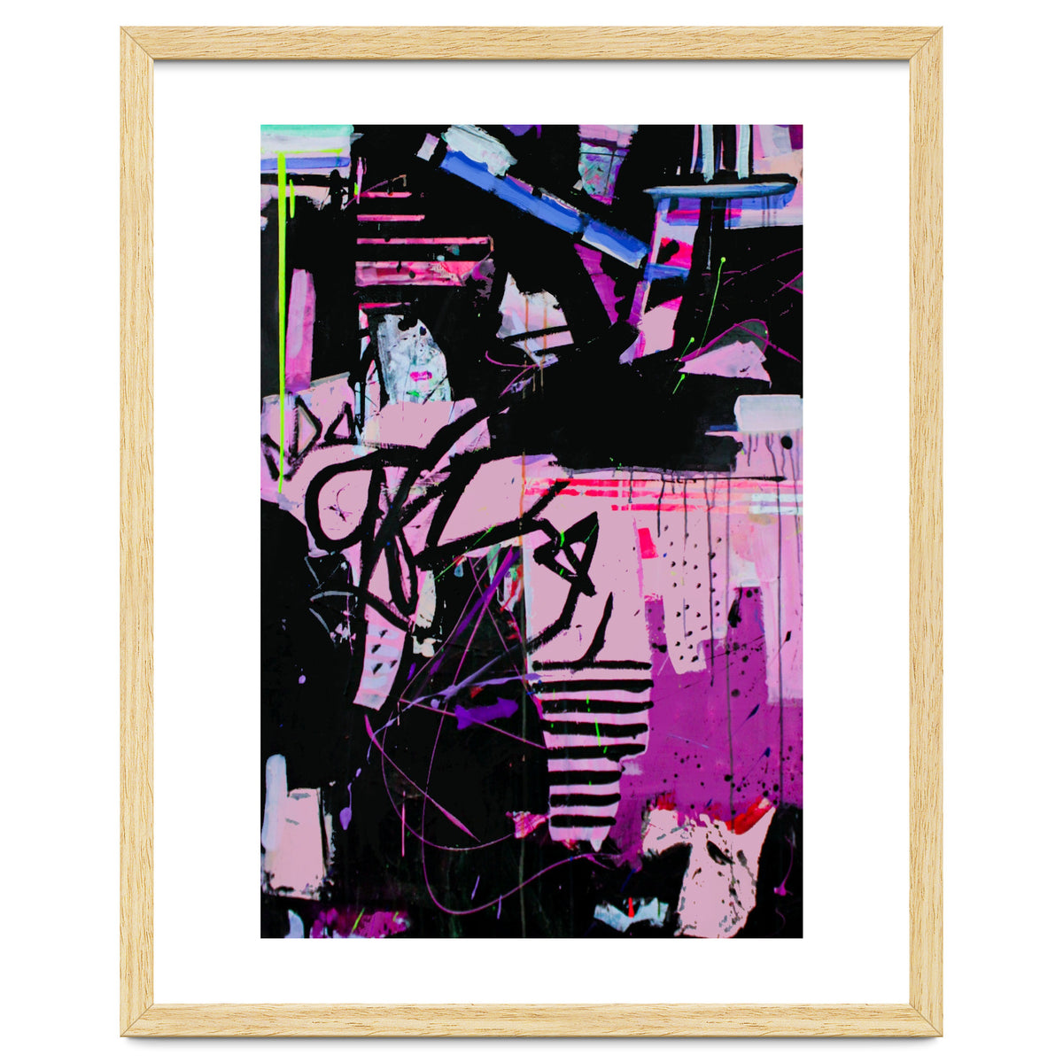 Wild Child Abstract Acrylic Colorful Arthaus Michelle Williams