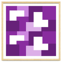 Purple Abstract Square Tiles