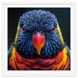 Close Up Of A Colorful Rainbow Lorikeet Bird thumbnail