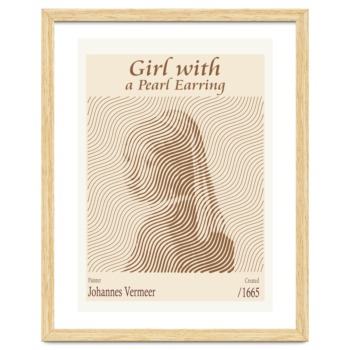 Girl With A Pearl Earring Johannes Vermeer (1665)