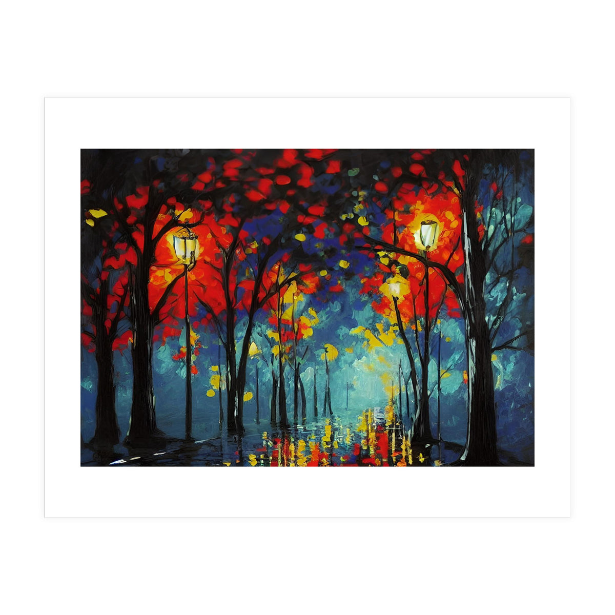 Abstract Nature Light Elegant (Print Only)