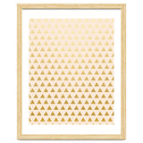 Blush + Gold Triangles #society6 #decor #buyart thumbnail