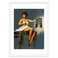 Pin Up Sexy Girl At The Doctor