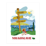 Hiking on Adriatic Coast, Yugoslavia (Print Only) thumbnail