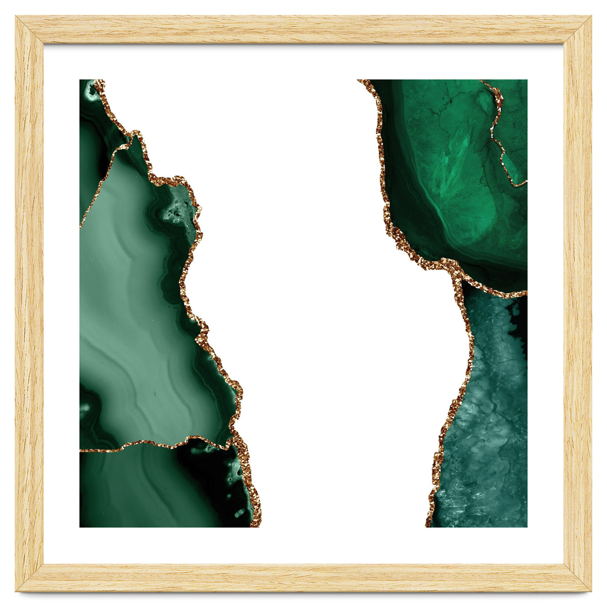 Emerald & Gold Agate Texture 15