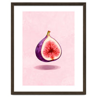 Fresh Figs, Watercolor Fruit, Mediterranean Still Life