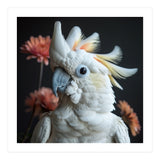 Beautiful Cockatoo Parrot With Yellow Crest (Print Only) thumbnail