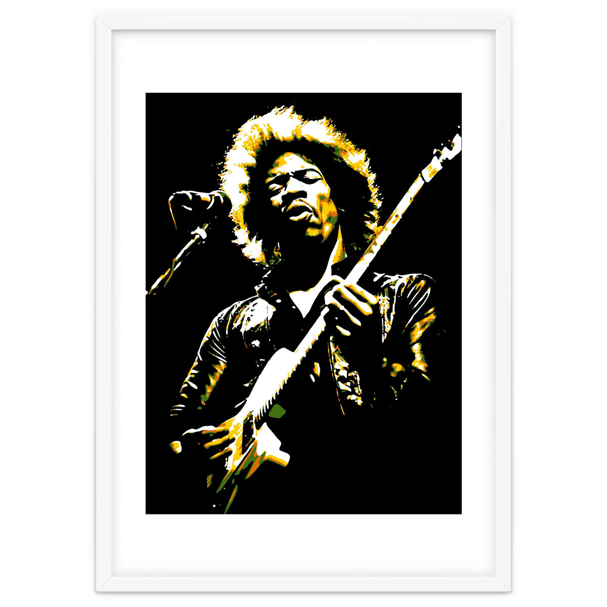 Jimi Hendrix in Pop Art