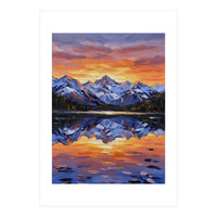 Alpenglow Reflections (Print Only)