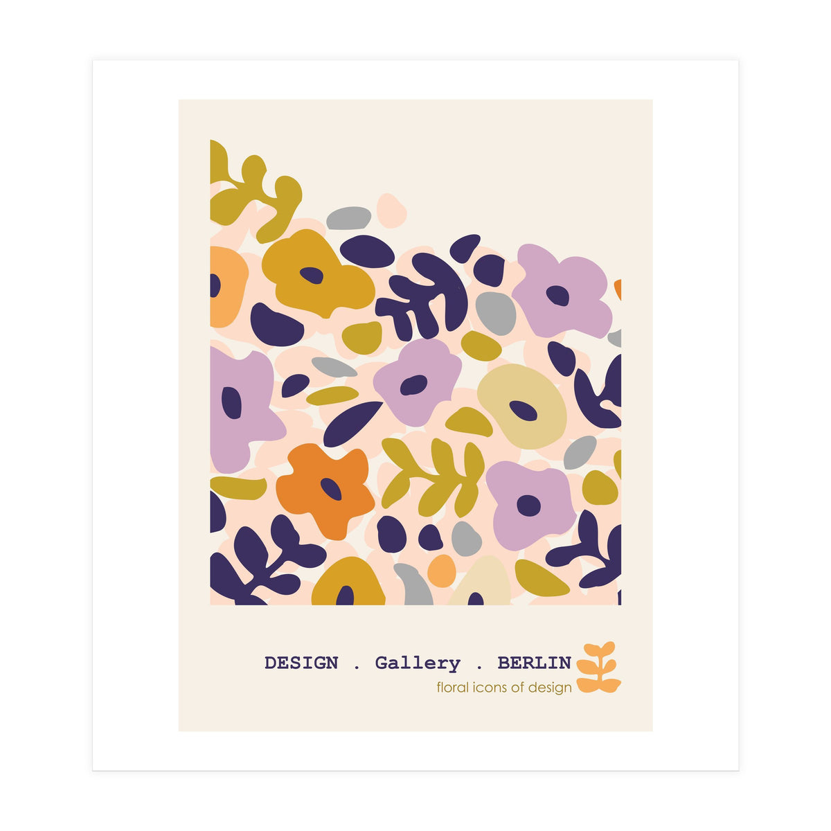 Design Gallery Berlin floral icons of design (Print Only)