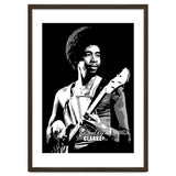 Stanley Clarke American Bassist in Grayscale thumbnail