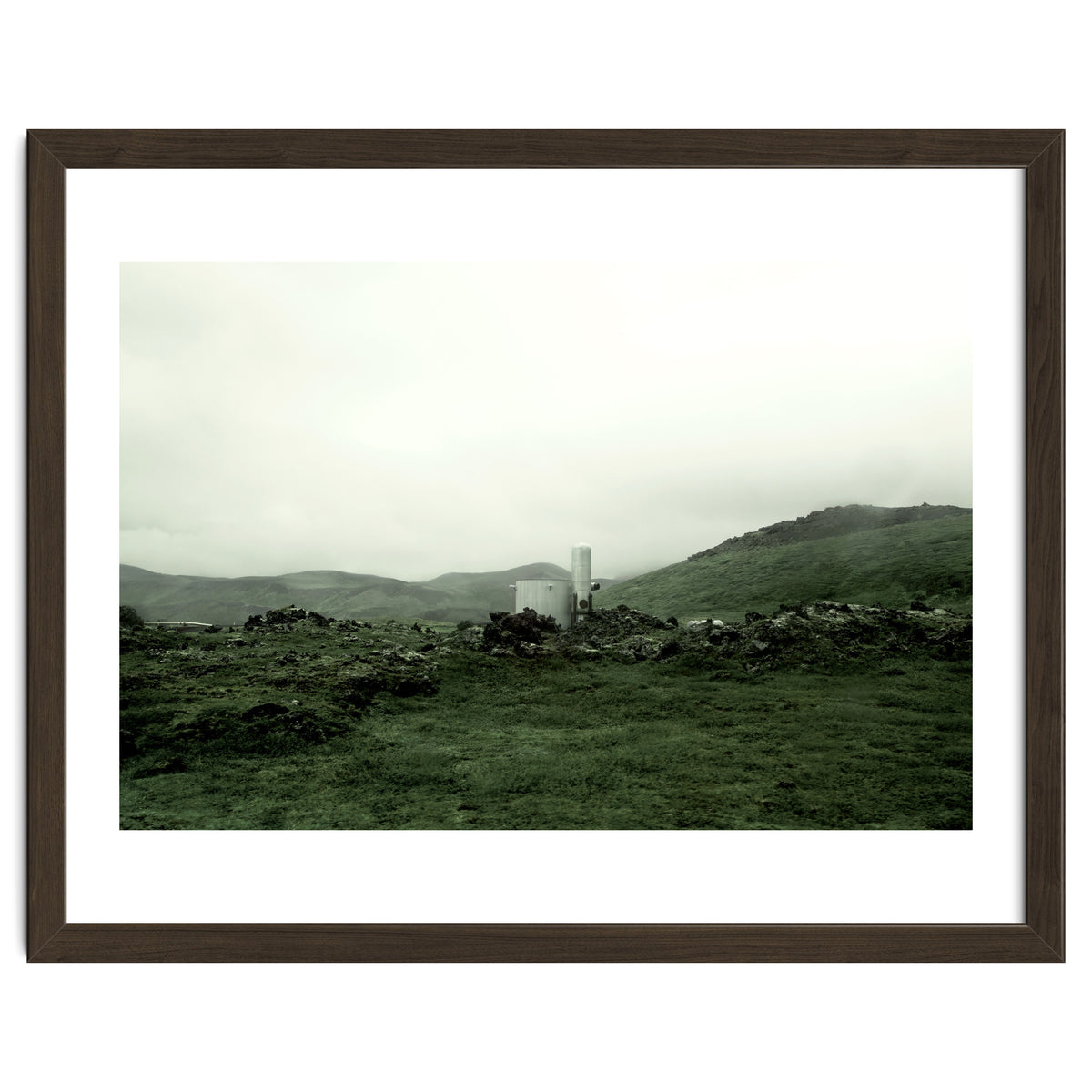 Tank in the grassland - Iceland