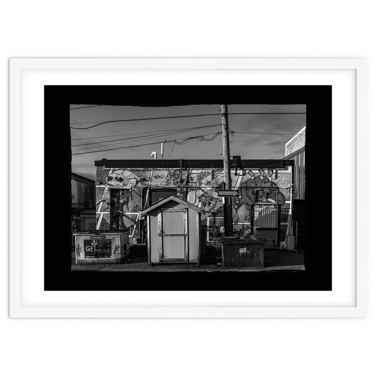 Cooke St Graffiti No 3 with Border