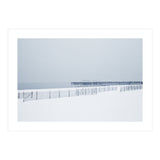 Pier in the winter seascape (Print Only) thumbnail