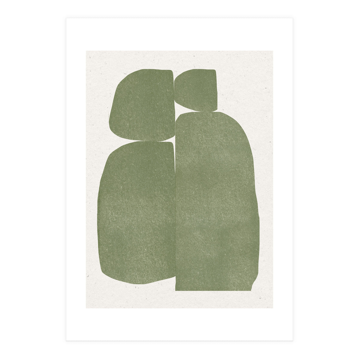 GREEN SHAPES NO.3 (Print Only)