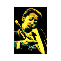 Lefty Dizz American Chicago Blues Guitarist Legend (Print Only)