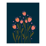 Whimsical Flowers  (Print Only) thumbnail