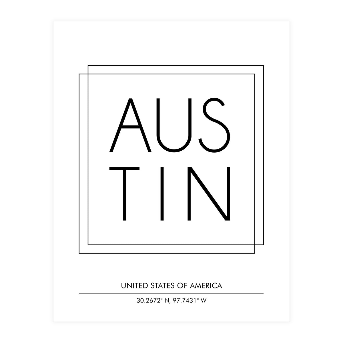 Austin (Print Only)