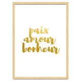 Peace Love Happiness #society6 #decor #buyart thumbnail