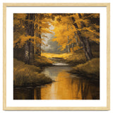 Golden Autumn Forest River thumbnail