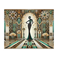 Art Deco Glamour Woman (Print Only)