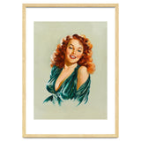 Portrait Of A Redhead Pinup Woman thumbnail