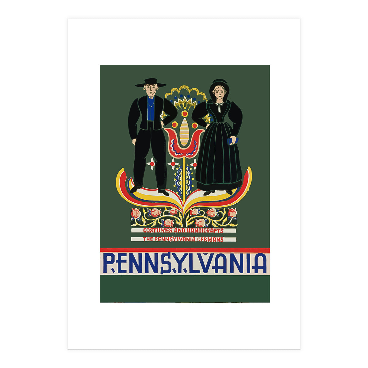 Pennsylvania, Traditional Costumes (Print Only)