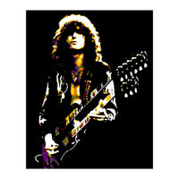 Jimmy Page American Musician Legend in Pop Art (Print Only)