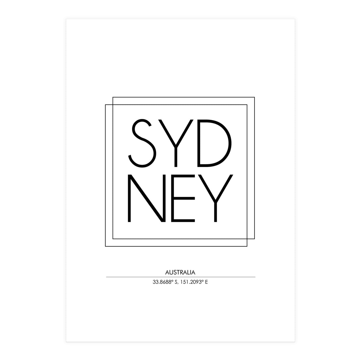Sydney (Print Only)