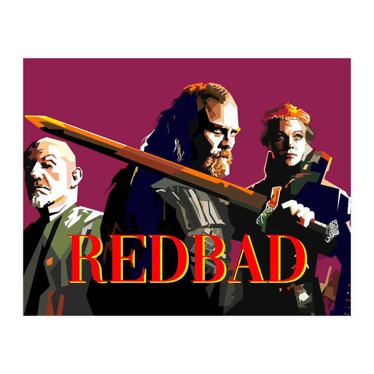 Redbad Sword Knight Movies Trending Now Landscape (Print Only)