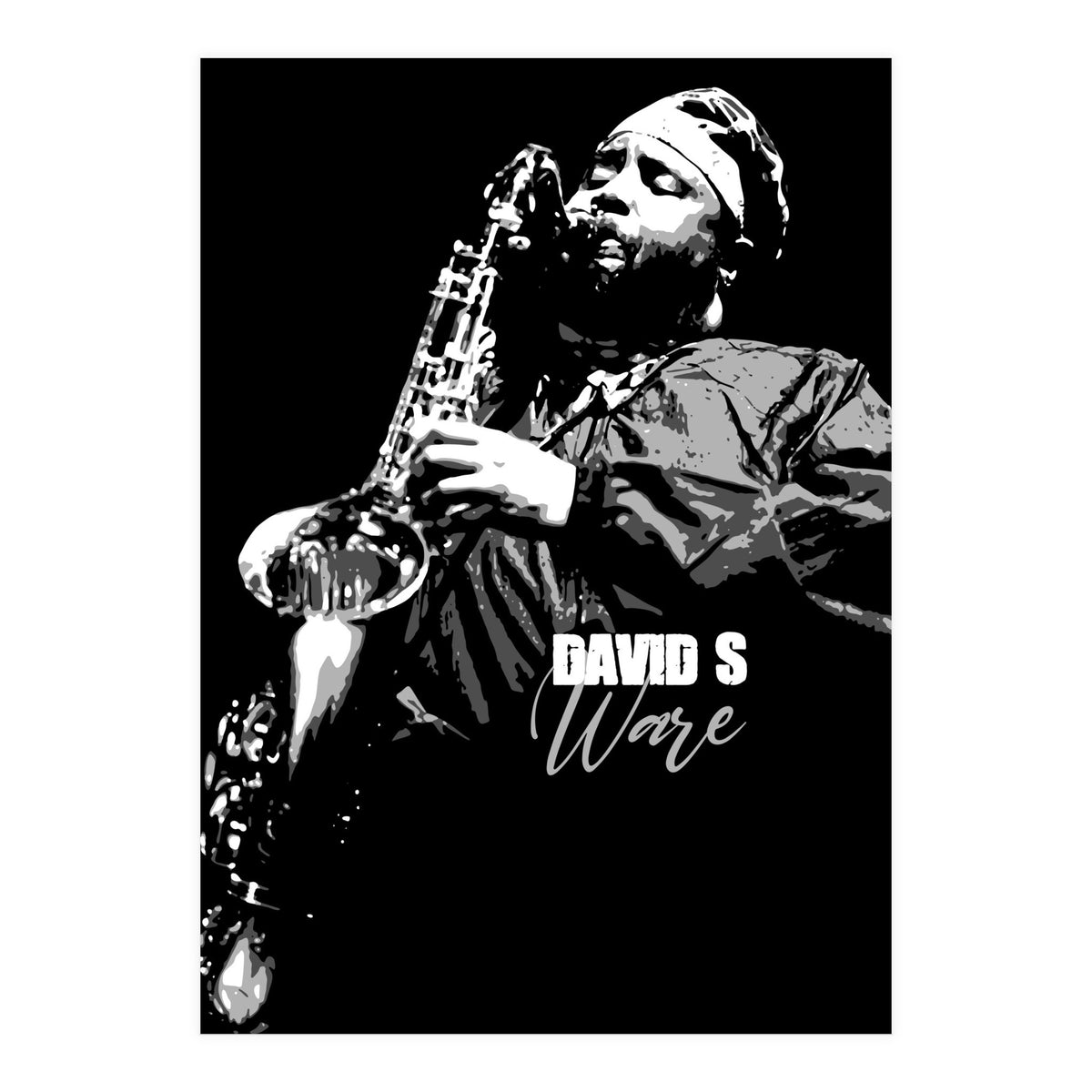 David S Ware American Jazz Saxophonist (Print Only)
