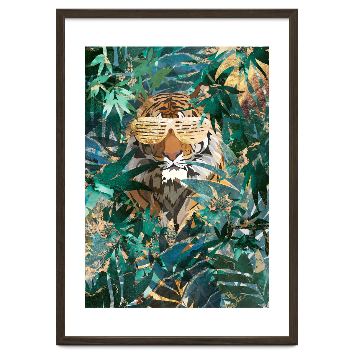 Hip hop tiger in the jungle