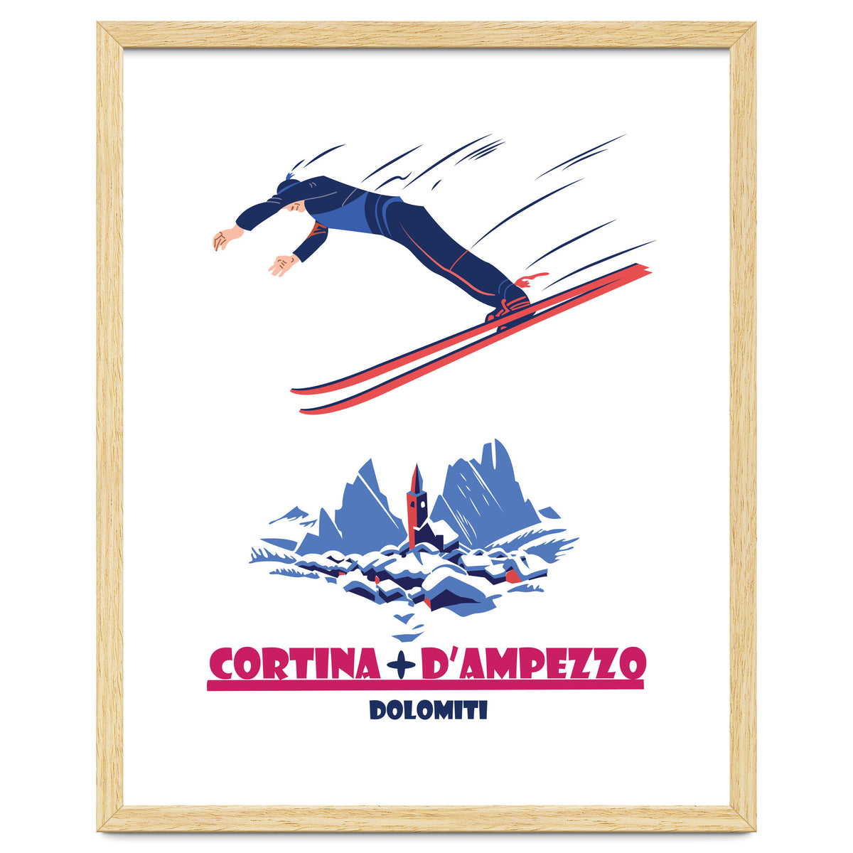 Ski Jump At Cortina Di Ampezzo