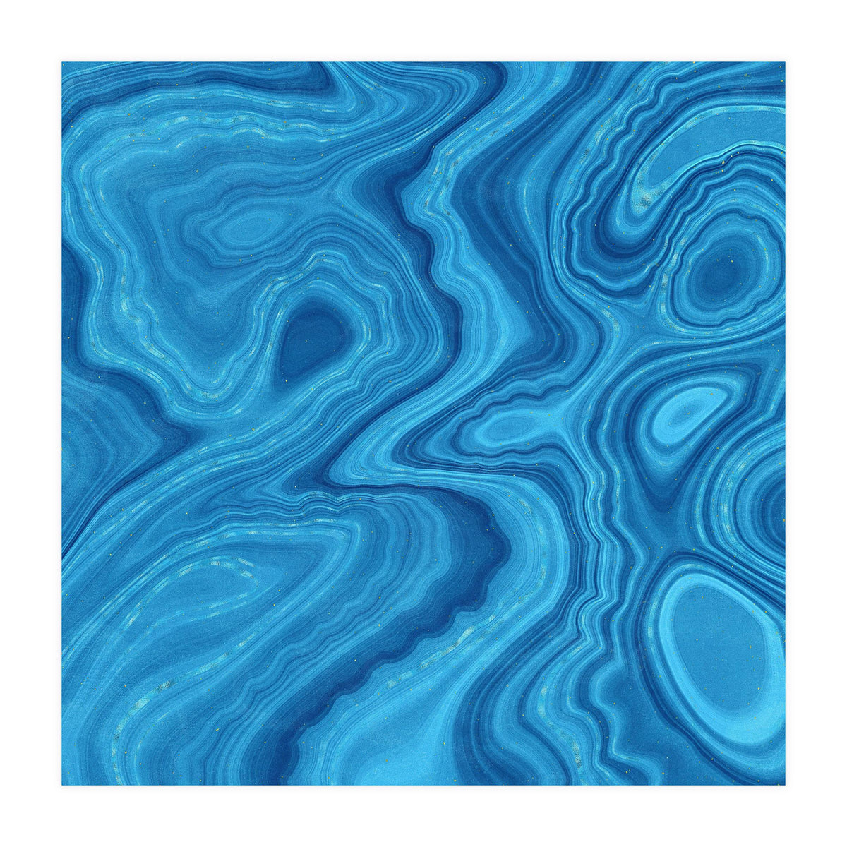 Blue Agate Texture 07 (Print Only)