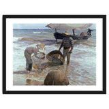 'Valencian Fishermen', 1895, Oil on canvas, 65 x 87 cm. thumbnail