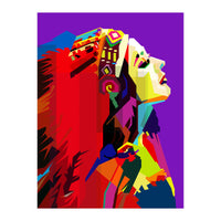 Apache Woman Pop Art Wpap (Print Only)