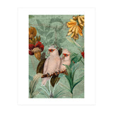 Green Cockatoo Exotic Bird Jungle  (Print Only) thumbnail