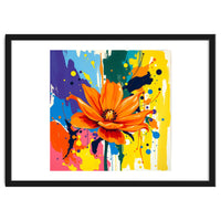 Modern Vibrant Flower