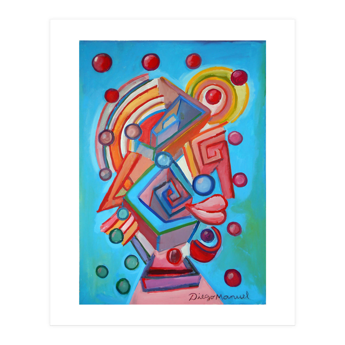 Retrato Cubista (Print Only)