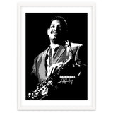 Cannonball Adderley American Jazz Saxophonist in Grayscale thumbnail