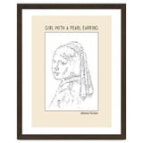 Girl With A Pearl Earring Johannes Vermeer Ascii Art thumbnail